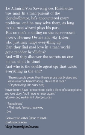 A really bad book BACK cover