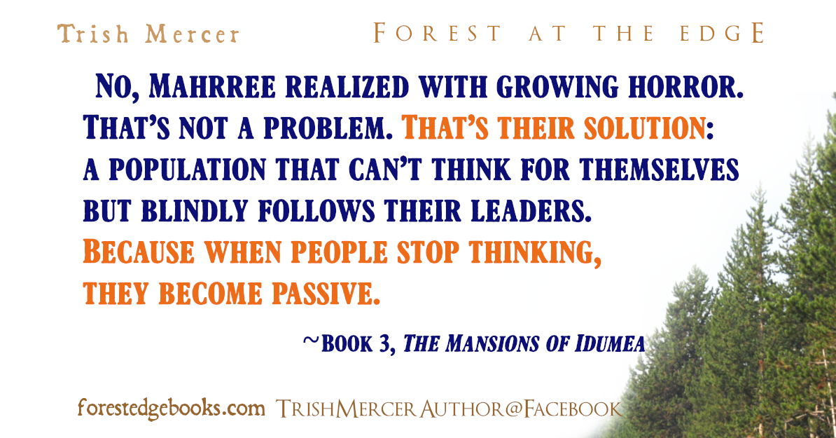 people stop thinking