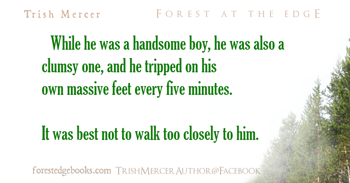 p handsome clumsy boy