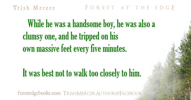 p handsome clumsy boy